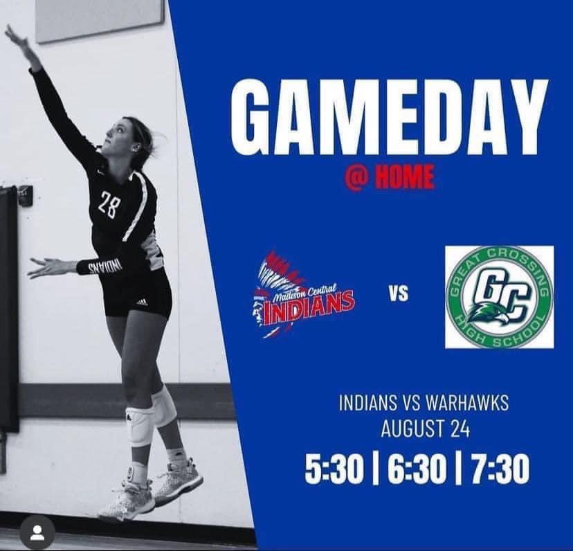 Darcie (@mchsvolleyball) on Twitter photo Indians are facing #7 Great Crossing tonight!! Pack the house!!! Free pizza slice to 1st 30 students!!! RollTribe
<a href="/RichmondRsports/">Richmond Sports</a> <a href="/wbontvsports/">WBONTVSPORTS</a> Indians are facing #7 Great Crossing tonight!! Pack the house!!! Free pizza slice to 1st 30 students!!! RollTribe
<a href="/RichmondRsports/">Richmond Sports</a> <a href="/wbontvsports/">WBONTVSPORTS</a>