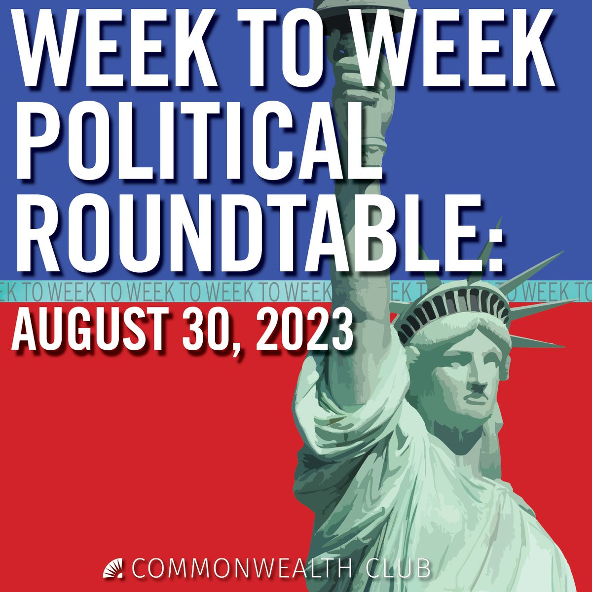 GOP debate! Mugshots! City dramas! And much more in the political zeitgeist. Join panelists <a href="/ConstitutionMel/">Melissa Caen Explains</a> <a href="/Josh_Koehn/">Josh Koehn</a> &amp; <a href="/TimAnaya/">Tim Anaya</a> for a timely political roundtable, WED, AUG 30, 6 PM PDT (social hour 5–6 PM).

Get tickets now: production.commonwealthclub.org/events/2023-08…