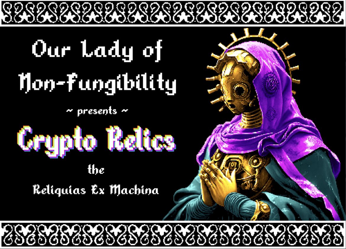 𝕮𝖗𝖞𝖕𝖙𝖔 𝕽𝖊𝖑𝖎𝖈𝖘: 𝕽𝖊𝖑𝖎𝖖𝖚𝖎𝖆𝖘 𝖊𝖝 𝕸𝖆𝖈𝖍𝖎𝖓𝖆
✨New collection coming soon!✨
✨🙏New Saints💀New Relics🫀✨
<a href="/AsyncArt/">Async Art</a>
joshuabellas.myportfolio.com/olnf-ai-relics #nft #cryptoart #generativeart