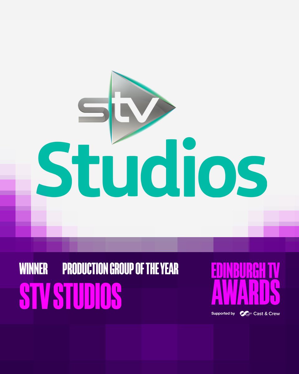 Congratulations to the team at @STVStudios, they've secured the Production Group of the Year award at the #EdTVAwards 🏆