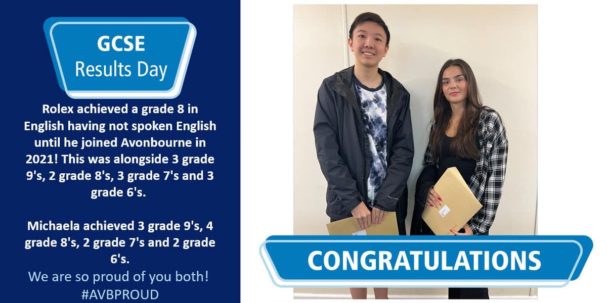 Further success stories from today...  #AVBProud #GCSEResultsDay <a href="/UnitedLearning/">United Learning</a>