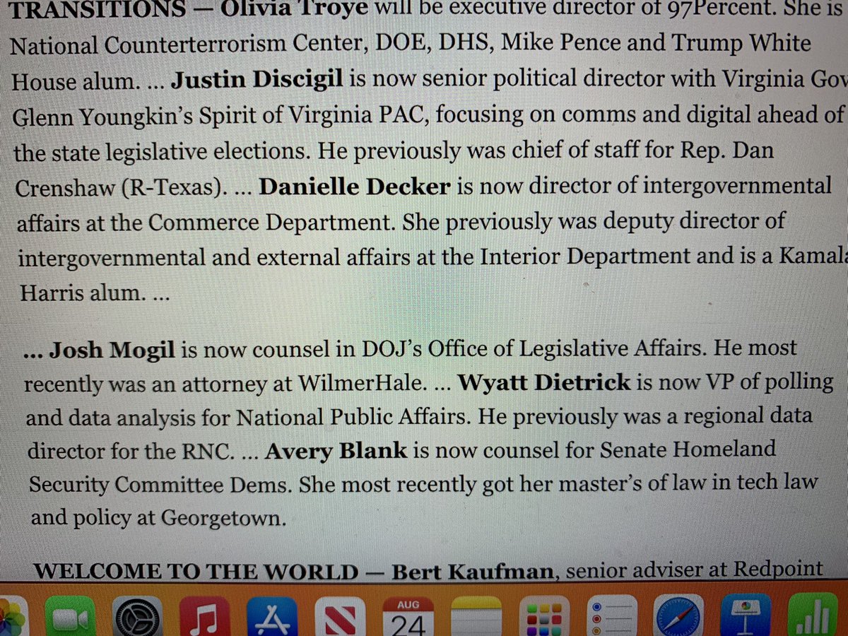 Thanks for the mention, <a href="/playbookdc/">POLITICO Playbook</a>!
<a href="/GeorgetownLaw/">Georgetown Law</a> @GtownTechLaw <a href="/GUAlumni/">Georgetown Alumni</a> #ArtificialIntelligence #hoyasaxa