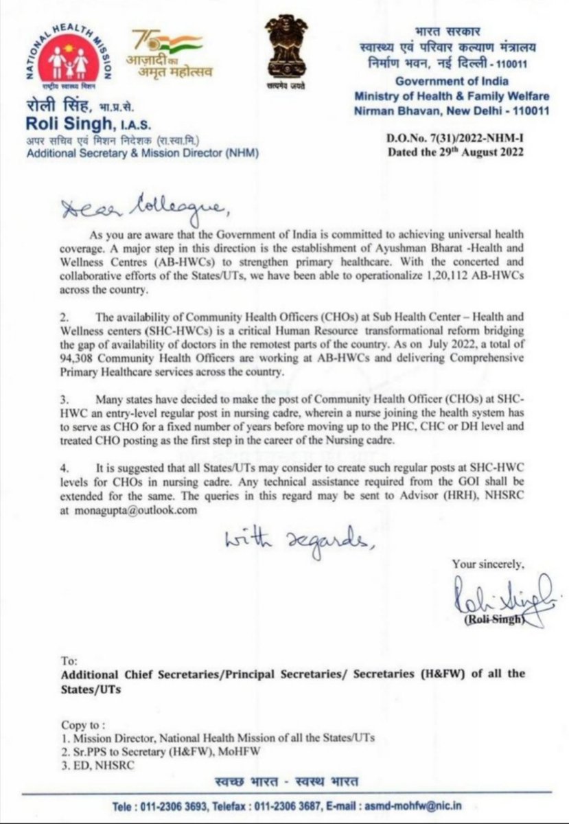#CHO_Regularisation_4800_GradePay @CMO <a href="/ChouhanShivraj/">Shivraj Singh Chouhan</a>  <a href="/drharshvardhan/">Dr Harsh Vardhan</a> <a href="/DrPRChoudhary/">Dr. Prabhuram Choudhary</a> <a href="/PMOIndia/">PMO India</a> <a href="/PMOIndia_RC/">PMO India : Report Card</a> <a href="/RolliSingh17459/">Rolli Singh</a>  <a href="/IASassociation/">IAS Association</a> @CMOffice, @GoUP  <a href="/CMOMaharashtra/">CMO Maharashtra</a> @CMOOdisha <a href="/CMOGujarat/">Karma Patel</a> <a href="/CMOTamilnadu/">CMOTamilNadu</a> @CMOChhattisgarh <a href="/CMOKerala/">CMO Kerala</a> <a href="/CMOHaryana/">CM</a> @CMOPb