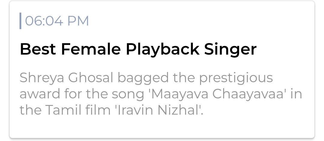 PotnuruSri's tweet photo. She wonn itt guys 😭😭😭😭😭😭💃💃💃💃💃💃💃💃
#ShreyaGhoshal #NationalFilmAwards2023 #NationalAwards #Bestplaybacksingerfemale https://t.co/YNjwrNeH3V
