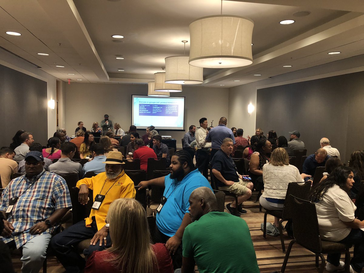 NcapEnergy's tweet photo. Breakout groups at this morning’s #CAPCON23 #Weatherization Workforce session! https://t.co/CRdoVcNkNa
