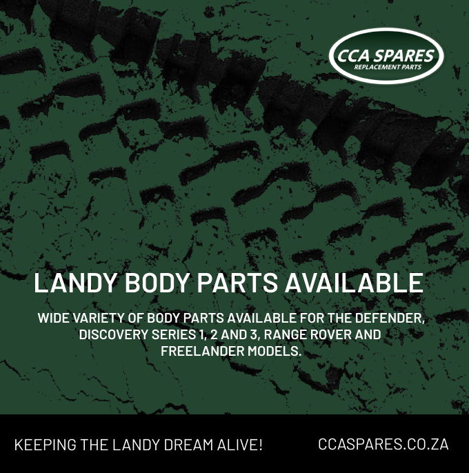 Landy Body Parts
A wide variety of body parts are available for the Defender, Discovery series 1,2 and 3, Range Rover, and Freelander models. ccaspares.co.za

❗Nationwide Delivery

#landroverseries #discovery #serieslandrover
#thisissouthafrica #tablemountain #knysna