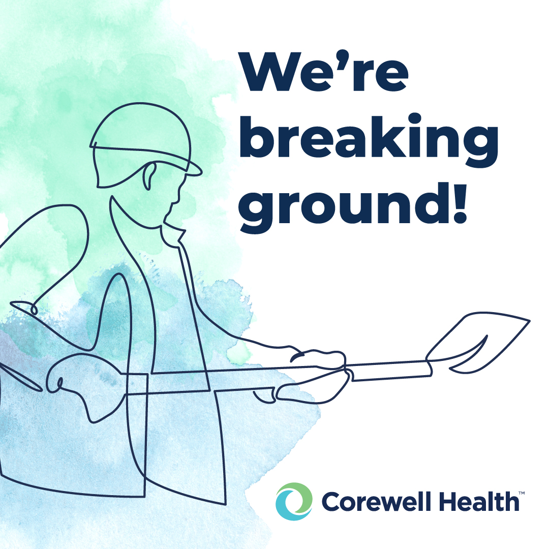 Join us for the ceremony on Wednesday, August 30 from 4 to 4:30 p.m. at Corewell Health Southwestern Medical Primary Care at 9625 Red Arrow Hwy in Bridgman as we kick off construction for the new care center.