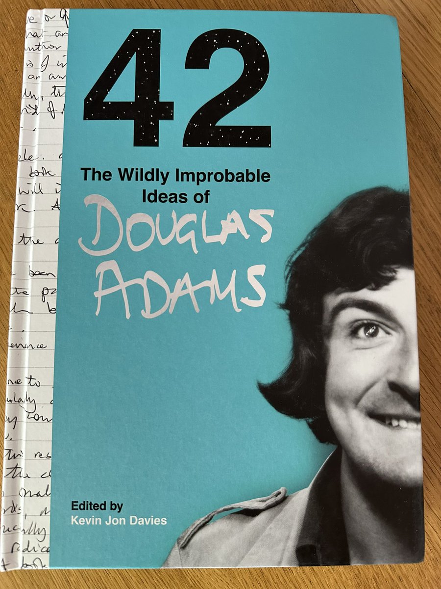 Today’s #bookpost brings this wildly improbable beauty from @unbounders #42 #h2g2
