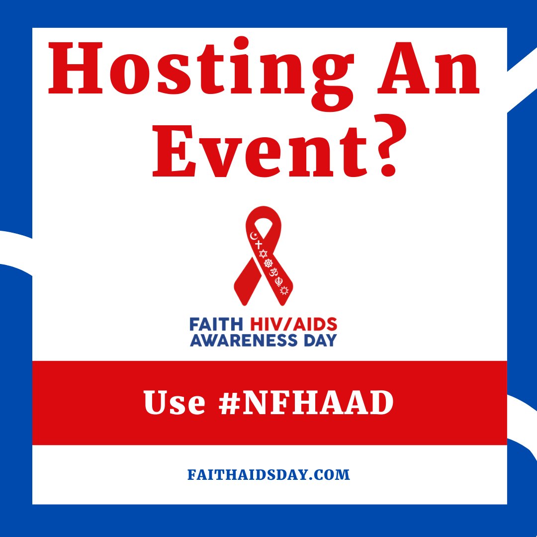 Sunday 08.27 is National Faith HIV/AIDS Awareness Day. This year's theme is "Faith Fighting for Freedom and Fairness." To learn more, visit faithaidsday.com or HIV.gov and follow #NFHAAD. 
#FaithAIDSDay #FaithHIVDay #NFHAAD #FHAAD #NFHAAD2023 #FHAAD2023