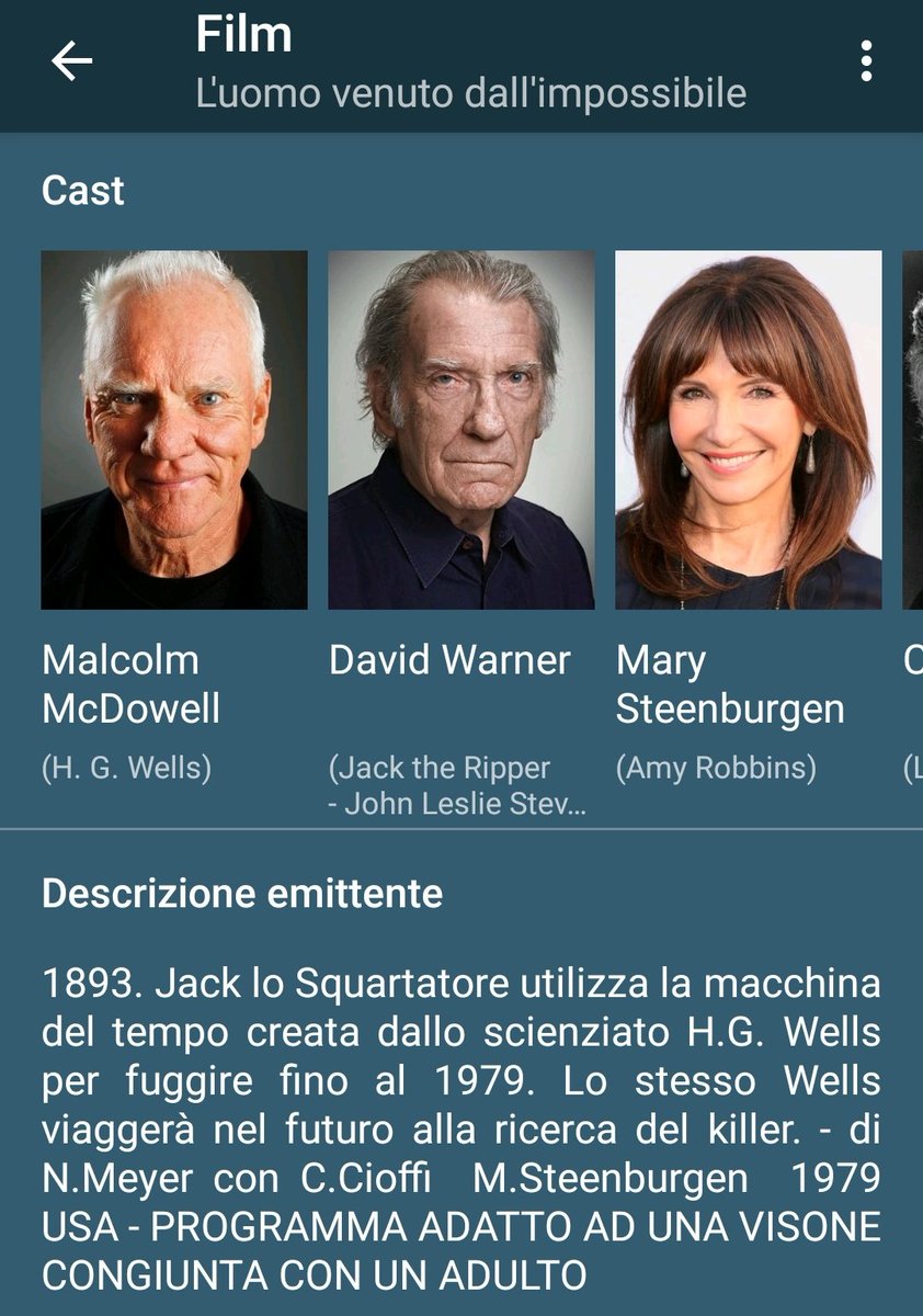 GenTuboCatodico's tweet photo. #StaseraTV
#24agosto
1º Consiglio
#LuomoVenutoDallimpossibile
Su @raimovie 21.10
Con Malcolm McDowell
#WASABI
Su @CieloTV 21.25
#PROVAaPRENDERMI
Su @27twenty 21.06
Commedia
Con Di Caprio, Tom Hanks, Christopher Walken
#TheImitationGame
Su @TV2000it 20.50
Il codice Enigma https://t.co/H71TMoDoqW