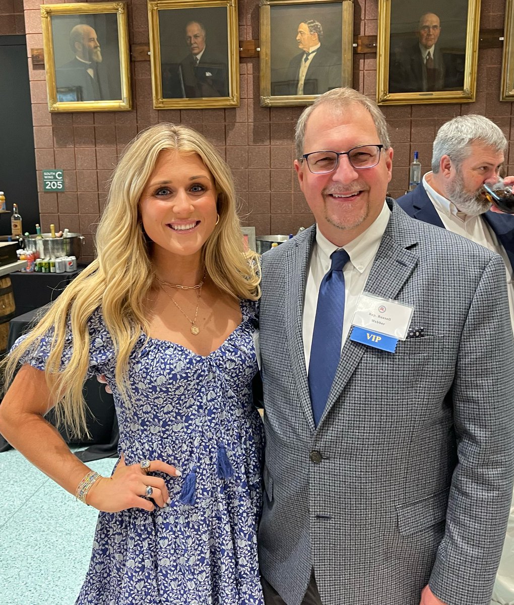 rep_webber's tweet image. I enjoyed meeting and speaking with Riley Gaines.  Her advocacy in defending women’s sports is inspiring.