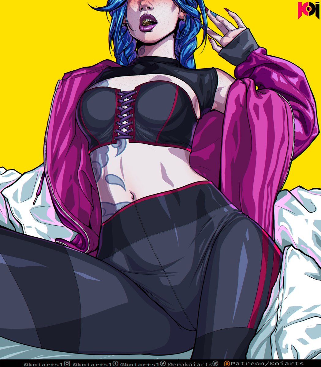 Koiarts1's tweet photo. Fan art #Jinx sportswear 👟

🔁RT are appreciated  

 #leagueoflegends #artoflegends #leagueoflegendsfanart #huion #LeaguePartner #LPPlatam #CreadoresDeLolLatam https://t.co/dK8xLmQDCO