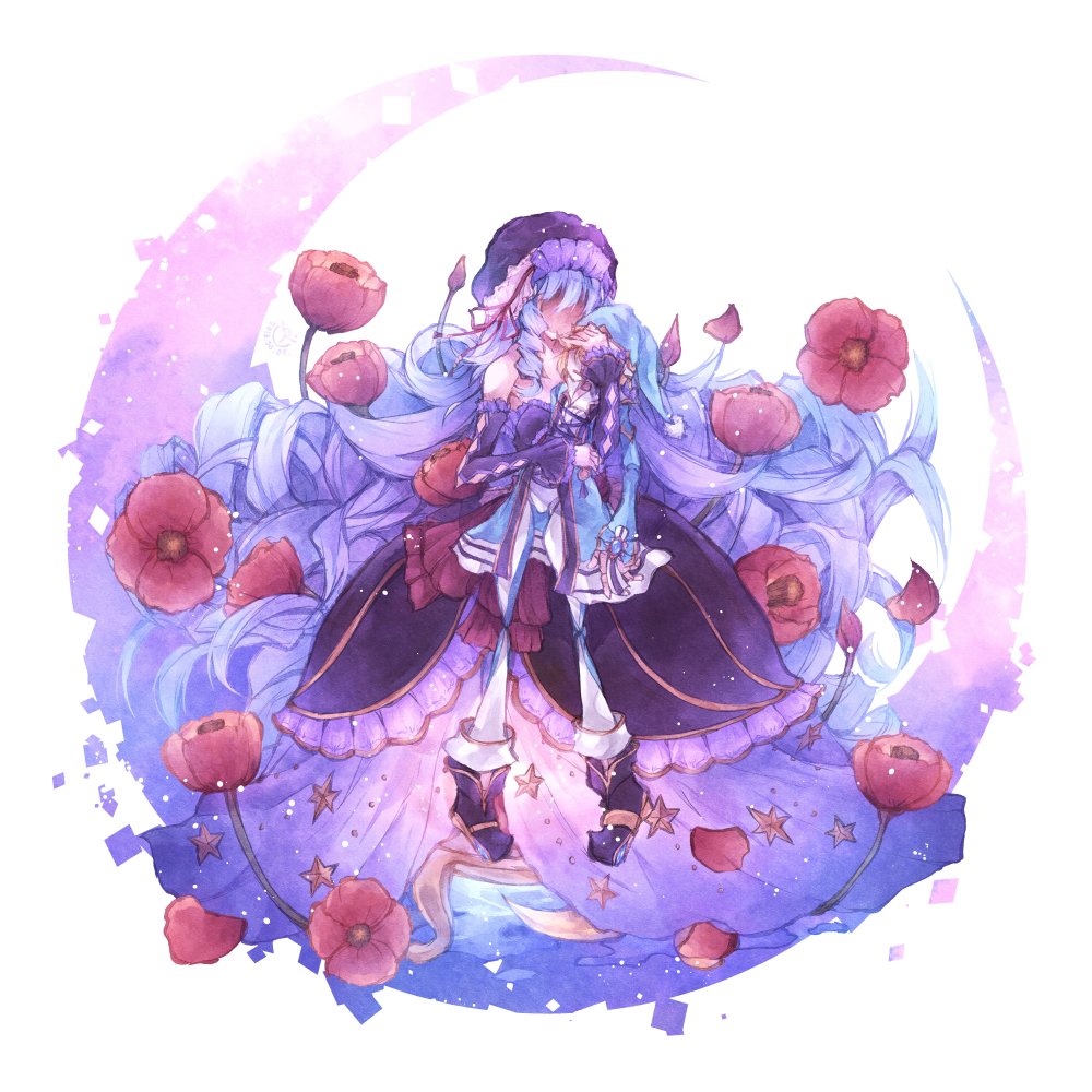 グラブル「そういえばロベリアの絵描き始める前にも何枚かグラブル絵描いてたよな、と漁ったら2」|月鴉ルアのイラスト
