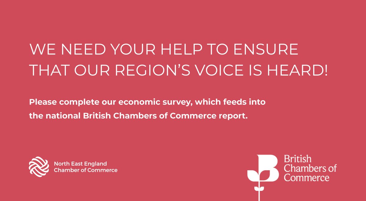 Complete this quarter’s economic survey: okt.to/ywH9dp We need as many North East businesses as possible to complete it to ensure our region is accurately represented in the corridors of power! You'll also be entered into a draw to win a round of golf at Linden Hall!