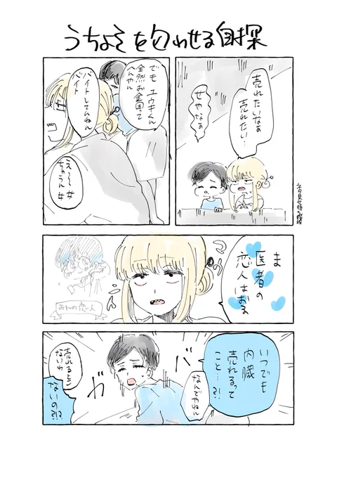 #はっさく農場 自探がうちよそを匂わせるだけのマンガです 