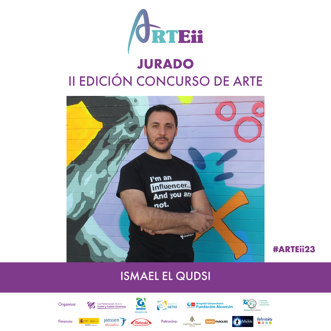🙌🏼 ¡Aún puedes participar en este #concurso de arte para dar visibilidad a las enfermedades de Crohn y Colitis ulcerosa! 

Nuestro CEO <a href="/elqudsi/">Ismael El-Qudsi</a> formará parte de su jurado profesional, ¡por lo que será uno de los encargados de valorar vuestros trabajos! ⤵️
