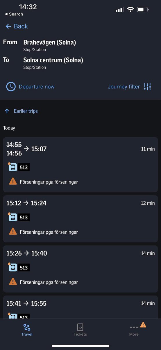 Wow SL. Förseningar pga förseningar. No shit 😂😂