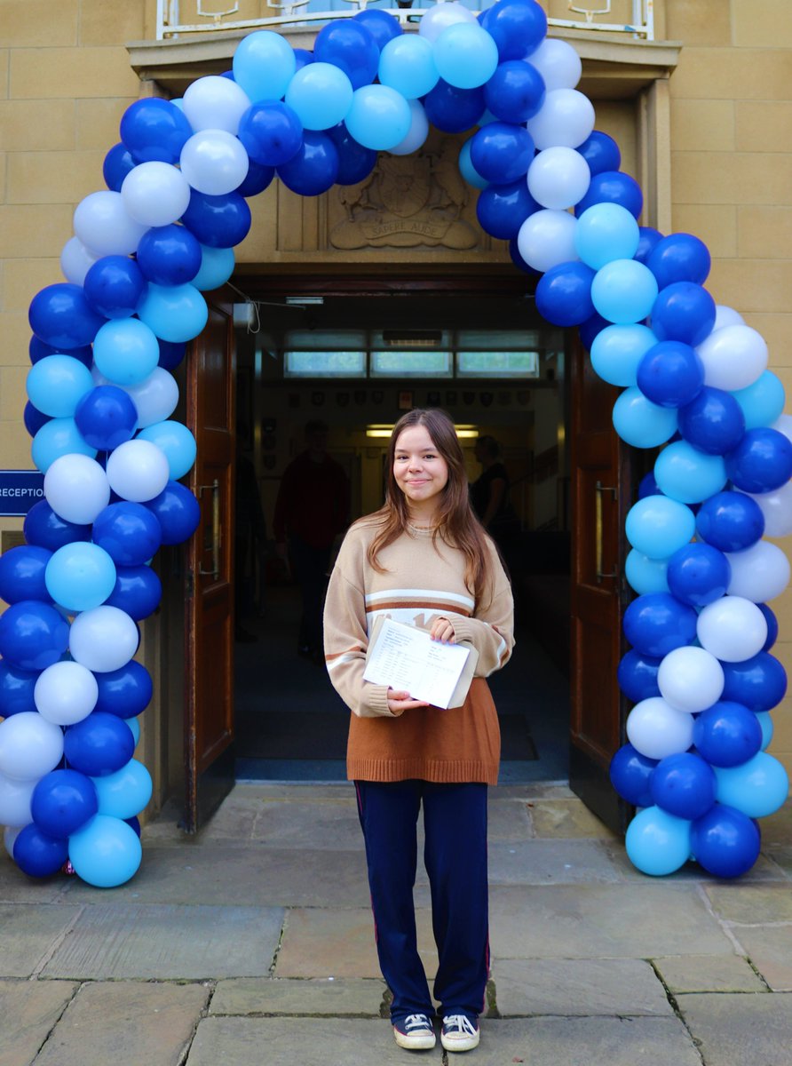 Fantastic individual GCSE results include Grace Linton who achieved four grade 9s in English Literature, English Language, RE and Food Technology, three grade 8s in Geography, Spanish, Drama and an 8-7 in Combined Science, and grade 6 in Mathematics. (1/2)