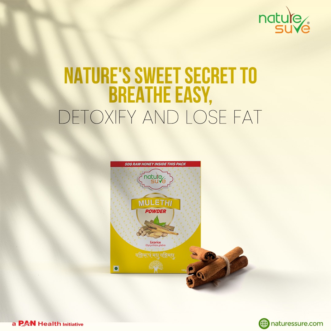 nature_sure's tweet image. Nature Sure Mulethi Powder 💛
- Breathe easy
- Detoxify
- Lose Fat 

Grab now:
Website : bit.ly/45muOk2
Flipkart : bit.ly/45EONKC
Meesho : bit.ly/44lUGLx
.
.
FREE HEALTH CONSULTATION :- bit.ly/3waIIGf
..
..
#naturesure #mulethipowder
