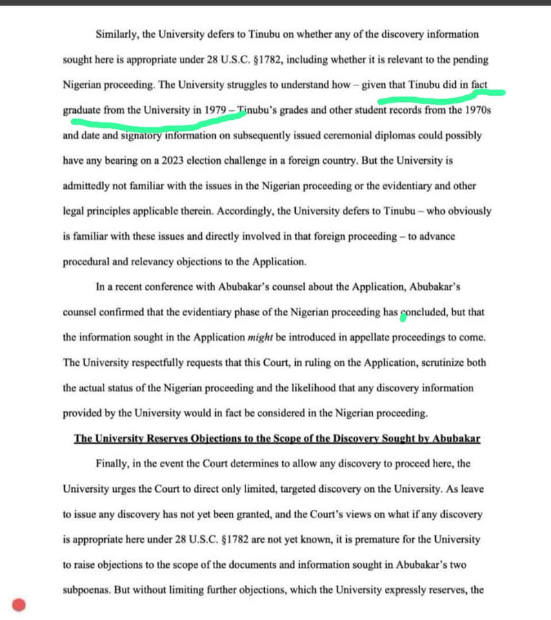 _chiefagbabiaka's tweet photo. Chicago University Replies Atiku Abubakar Subpoena And Has Confirmed That President Tinubu Graduated From The University.
Obidients come and see something
#Tinubu #Tinuboom https://t.co/bBmFWkauHc