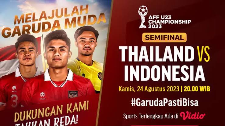 yukichanbot5's tweet photo. Link live streaming semi final AFC Cup timnas indonesia PSSI Malam Hari Ini:

🔴 Thailand U-23 vs Indonesia U-23

Link Streaming: https://t.co/LwkkNIAsPA
.
.
.
.
#TimnasDay #AFCCup https://t.co/IpdHZtu30k
