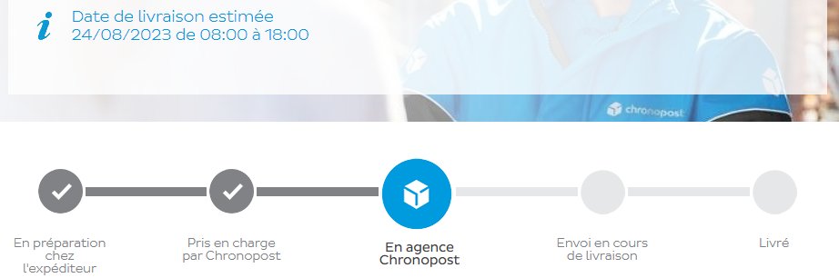 ChrisGio_'s tweet photo. @ChronopostSAV bonjour, quand on voit ça... qu'il est 15h et qu'on a pris expres un jour de  congé pour attendre le livreur...est ce qu'on doit s'inquieter ? merci https://t.co/w0arui0q9c