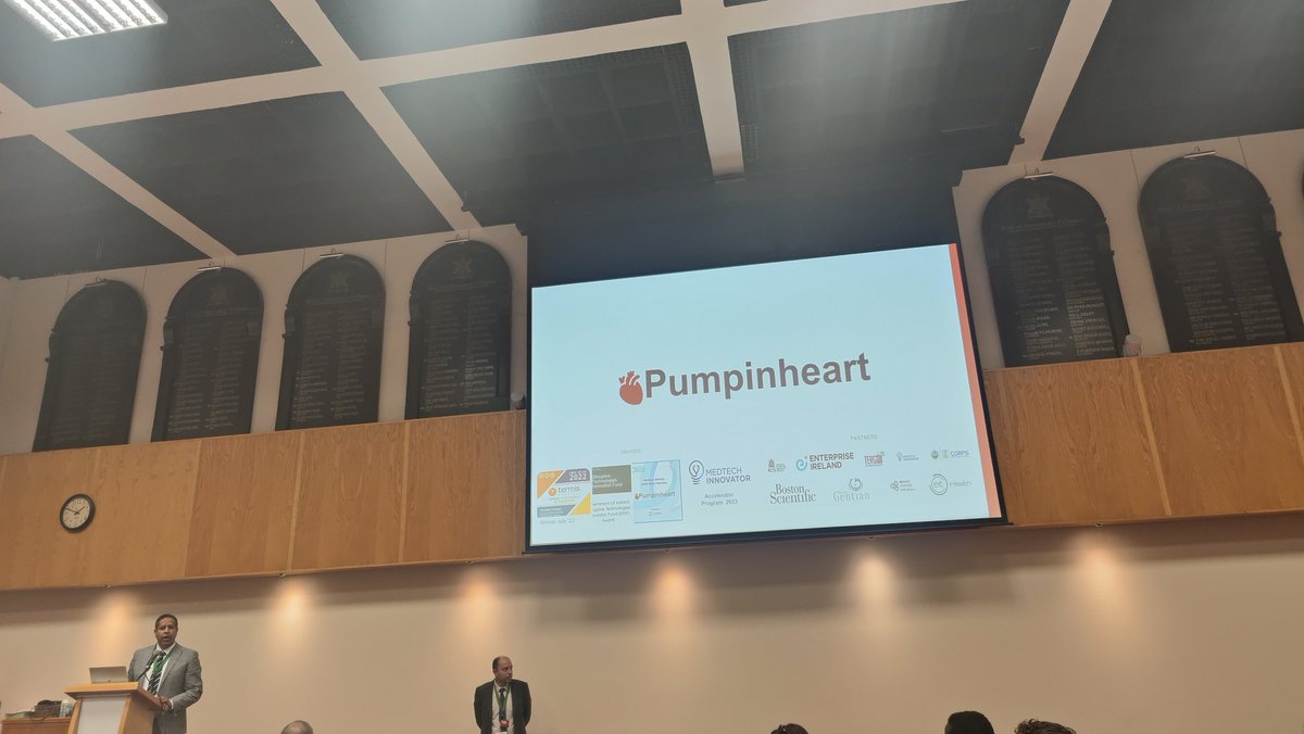 Fantastic pitch from <a href="/DrAamirHameed/">Aamir Hameed</a> @tissueEngDublin of Spinout PumpinHeart at today's meeting 
<a href="/RCSI_Irl/">RCSI</a>
#AIMSSummit2023