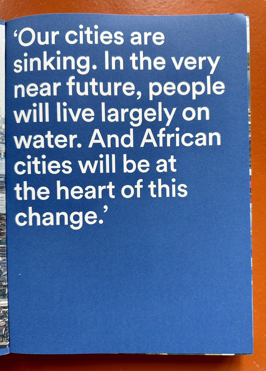 New #book, African cities are sinking. Really? Yes! But there’s much  more to tell about this issue #watercities ➡️ Wat kunnen wij daarvan leren? Binnenkort een #review bij @GEBIEDSONTWnu ➡️ @nai010 @NAiBooksellers @NieuweInstituut @DeltaresNL @Deltametropool #livingonwater