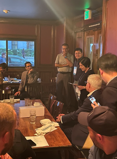 ADocsig's tweet photo. Hello community! Here some snapshots from the HigherEd SIG/DocSIG Joint Reception Dinner, one of the celebrating moments of the #AMAsummer conference! https://t.co/VhwcHuki3M