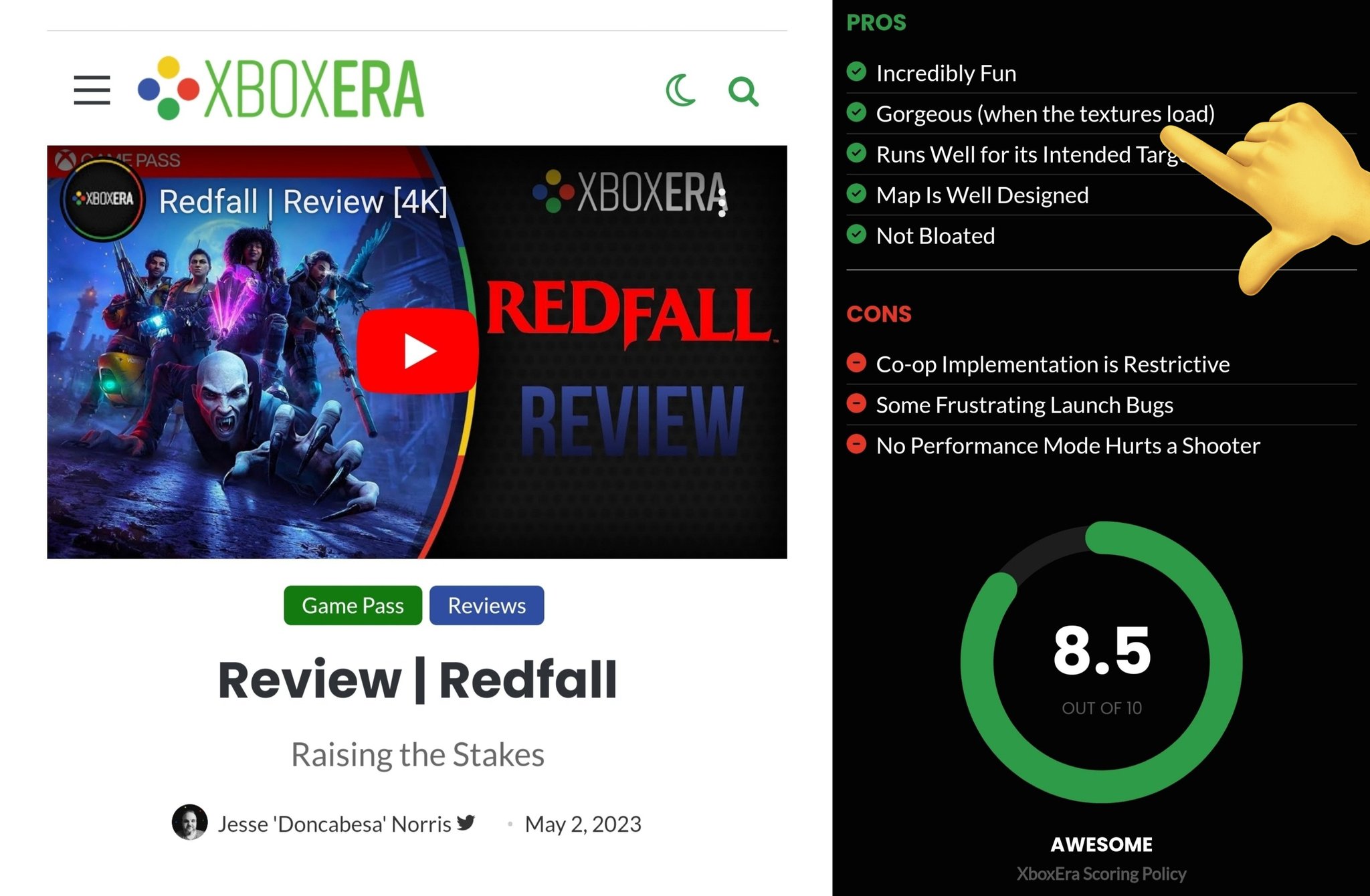 Redfall Performance Review - Xbox Series X