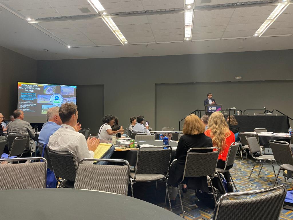 EPAregion3's tweet photo. We had great time at the @Brownfields2023 #Brownfields2023 Conference!
Thanks to all of our staff & partners that help turn #Brownfields into beautiful assets in our communities!
https://t.co/fcAMX6NZHh
@WvuTab @wvbrownfields https://t.co/0ZeqWIioCV