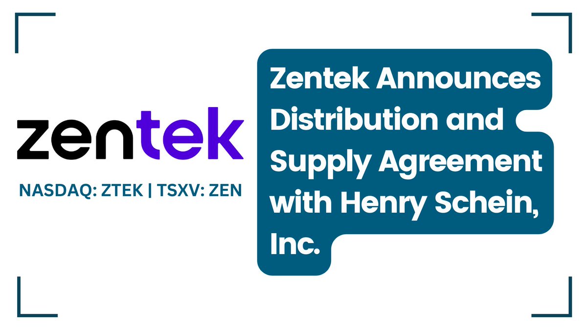 InvestorNewsCom's tweet photo. #Zentek Announces Distribution and Supply Agreement with Henry Schein, Inc. https://t.co/ItblUCl8AS
#ZenGUARD™ #SurgicalMasks #Graphene #Antimicrobial @ZentekLtd $ZTEK $ZEN.V https://t.co/9lkn3nPZU8