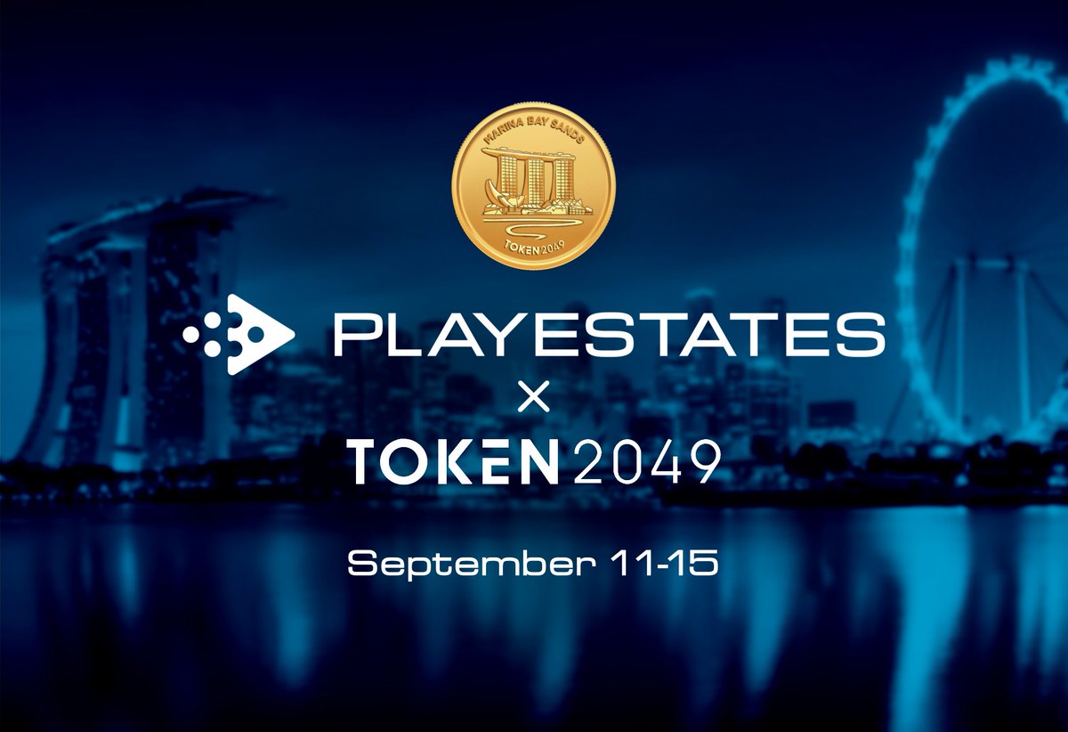 PlayEstates's tweet photo. 👋 Hey there. PlayEstates is heading to Token2049 🇸🇬 

Catch us in the following events below 👇

📅 Event hosted by:
🔹@MetaStoneGroup: Sept 11, 12, &amp; 14
🔹@ABGAasia: Sept 11 &amp; 12
🔹@JBEXCOM: Sept 14

Don't miss out – we're excited to connect with you there! 🌟 https://t.co/KGcDfqFRBr
