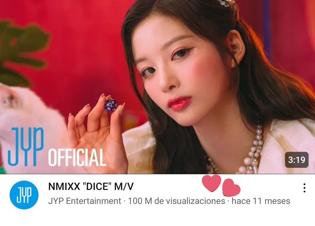 nmixxcc's tweet photo. @NMIXX_official «DICE» , HAS REACHED 100M VIEWS ON YOUTUBE

It's their second MV to reach this milestone

#NMIXX #DICE #DICE_100M_VIEWS #엔믹스 https://t.co/5FQs10xwbL