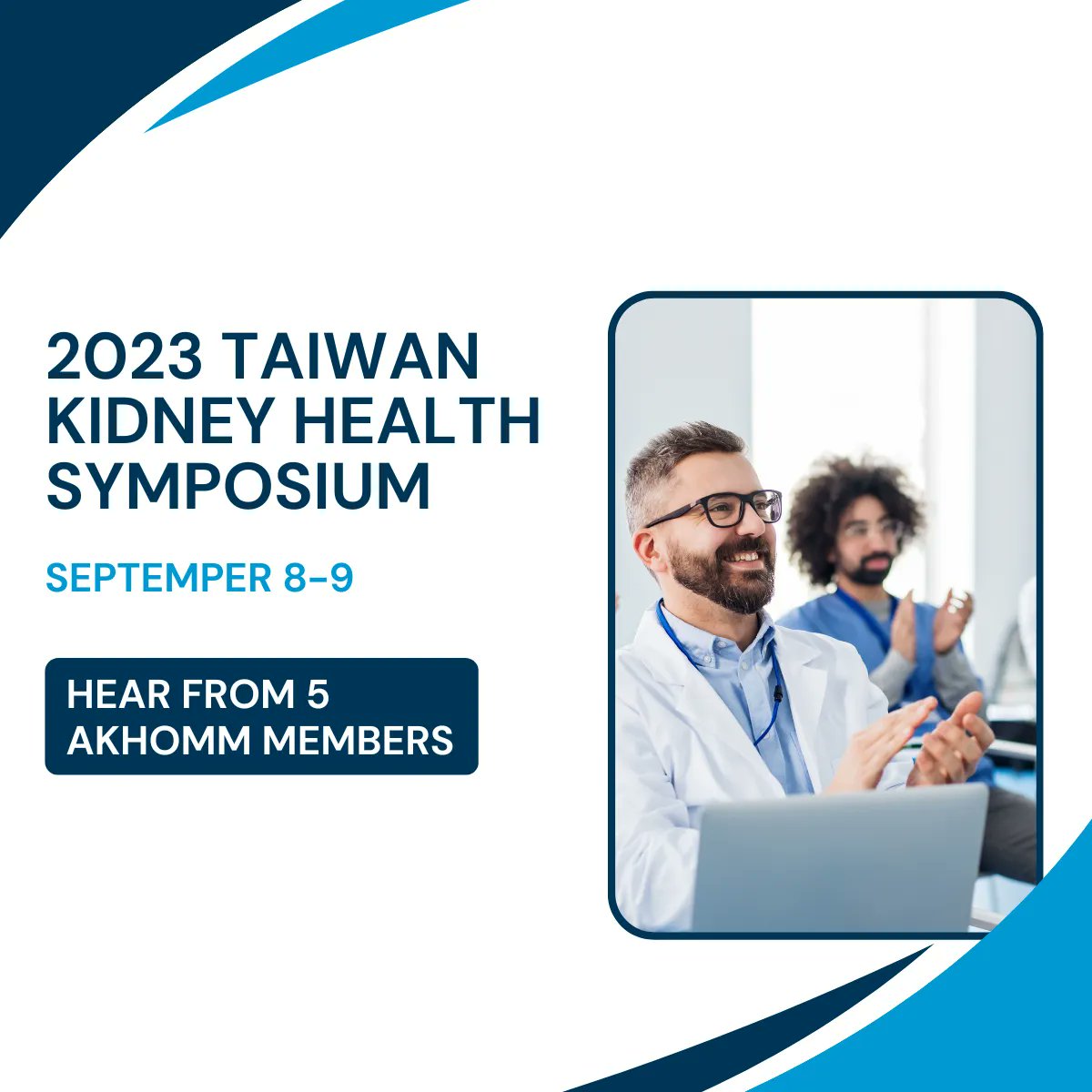We hope you can join the 2023 Taiwan Kidney Health Symposium, where you can hear AKHOMM members discuss transforming medication management in patients with CKD! 🔗 Registration: buff.ly/3qHiBaE 🖱️ Check In: 6:30-6:55 PM CST ⏱️ Presentations: 6:55-10:00 PM CST