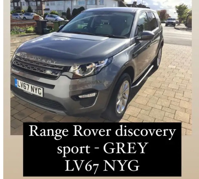 ❌Grey Range Rover Discovery Sport
❌#Stolen from Chiselhurst
❌Vehicle Registration Number: LV67 NYG
❌Crime Reference Number: 3317729/23

<a href="/61Thwaites/">Thwaites</a> <a href="/livestreamdata/">Live Stream Data Sys</a>