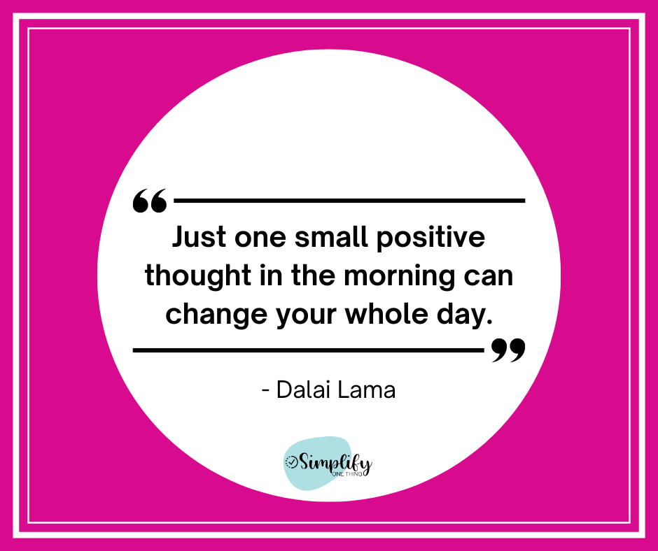 Just one small positive thought in the morning can change your whole day.

#MorningPositivity #StartWithSmiles #PositiveVibes #DayChangingThoughts #SmallPositiveChanges #PositivityBoost #MorningMindset #OptimismInAction #BrightenYourDay #OneThoughtAtATime #NewDayNewAttitude #Posi