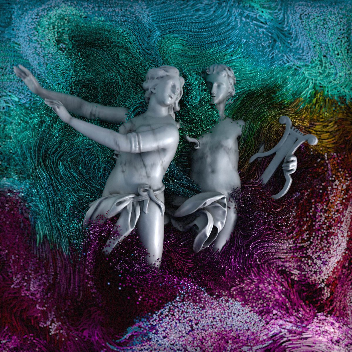 rmadesigntv's tweet photo. Captivating masterpiece as particles animate a classical statue. Embrace the fusion of tradition and contemporary artistry with Mandawaka's personal touch. Experience the enchanting magic of art in motion! 🌟
#particlessimulation #3dparticles #vfxartist #artoftheday #houdini https://t.co/fjyCALArzc
