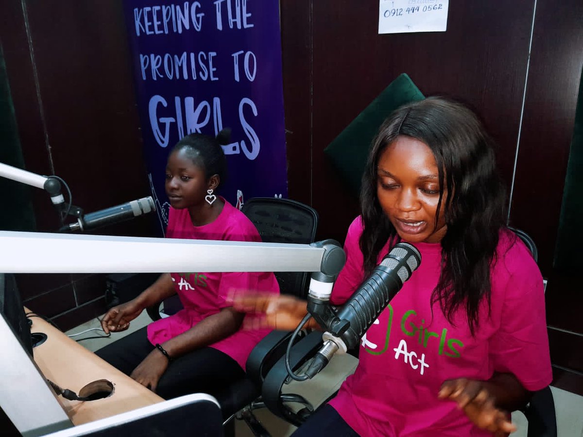 ahfnigeria's tweet photo. Nigeria's Girls Act commenced a live radio program to inform &amp; educate peers on sundry issues. Today, D girls focused on Internet Security &amp; Safety around SRHR &amp; need 4 Age-appropriate Comprehensive Sexuality Education (CSE). @GirlsActIntl @ahfafrica @NACANigeria @UNFPANigeria https://t.co/ji6hKnFe86
