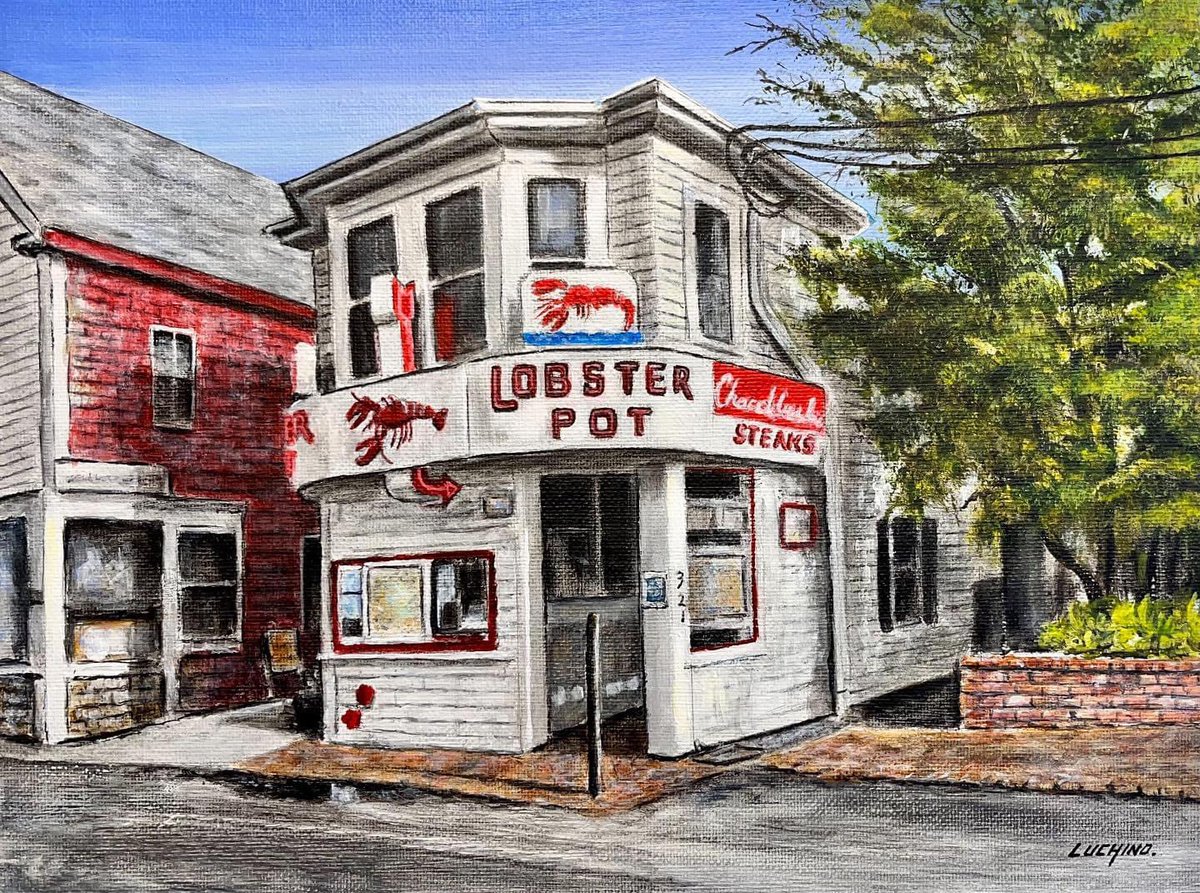 SashaEats's tweet photo. I couldn’t resist and bought this painting last night 🖼️ You only live once, right? #EarlyBirthdayGift #LobsterPot https://t.co/q6WAEf4zey