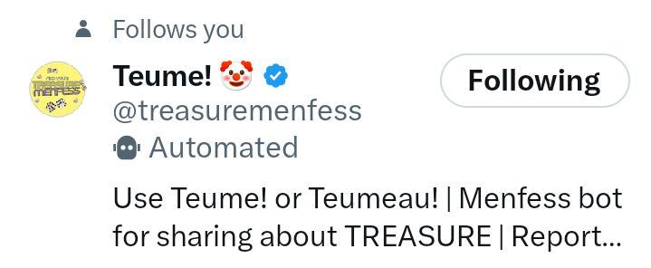 alsosapphire's tweet photo. aku dapet fb hehe, thank you min @treasuremenfess 💗 https://t.co/qrQEXVVXIH