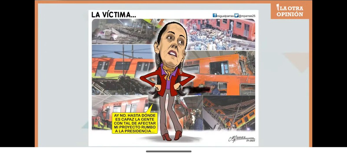 Strikegenius's tweet photo. @bereaguilarv La tragedia ha envuelto el paso de Claudia por la 4T y difícilmente ahora la librará... https://t.co/lMngykdfnH