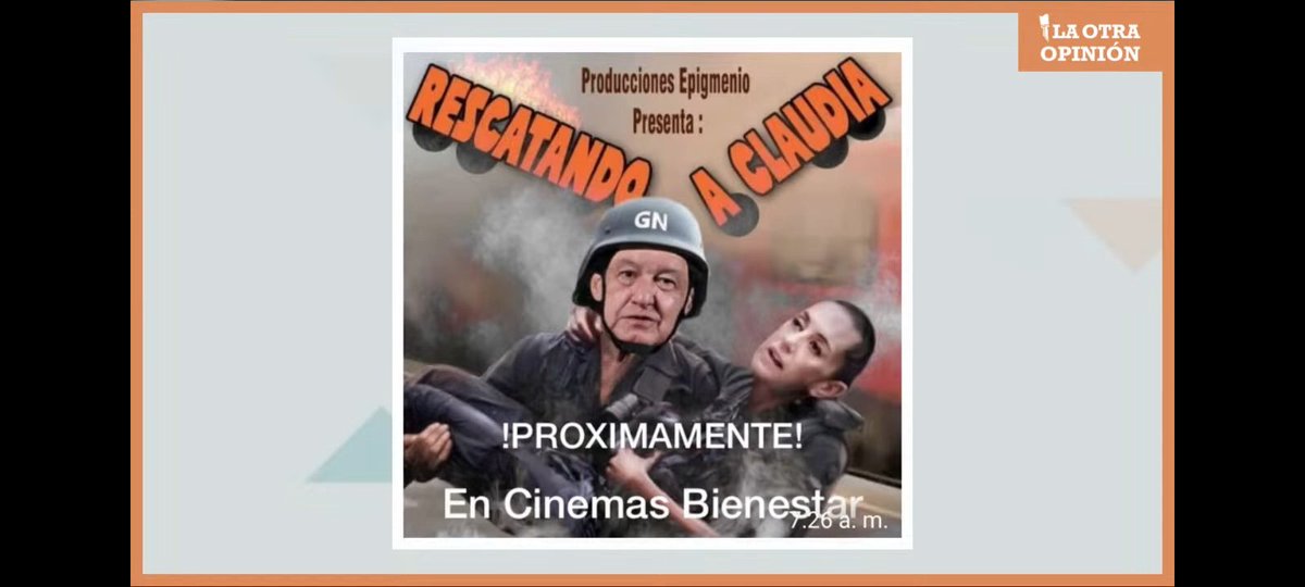 Strikegenius's tweet photo. @bereaguilarv La tragedia ha envuelto el paso de Claudia por la 4T y difícilmente ahora la librará... https://t.co/lMngykdfnH