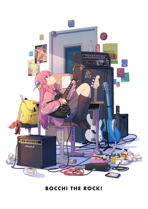 イラスト寄稿させていただいた、ぼざろアンソロ2巻は明日発売です!自分は虹夏ちゃんを描きました!他の作家さんの作品も最高です。是非ご覧ください。#ぼっち·ざ·ろっく  
