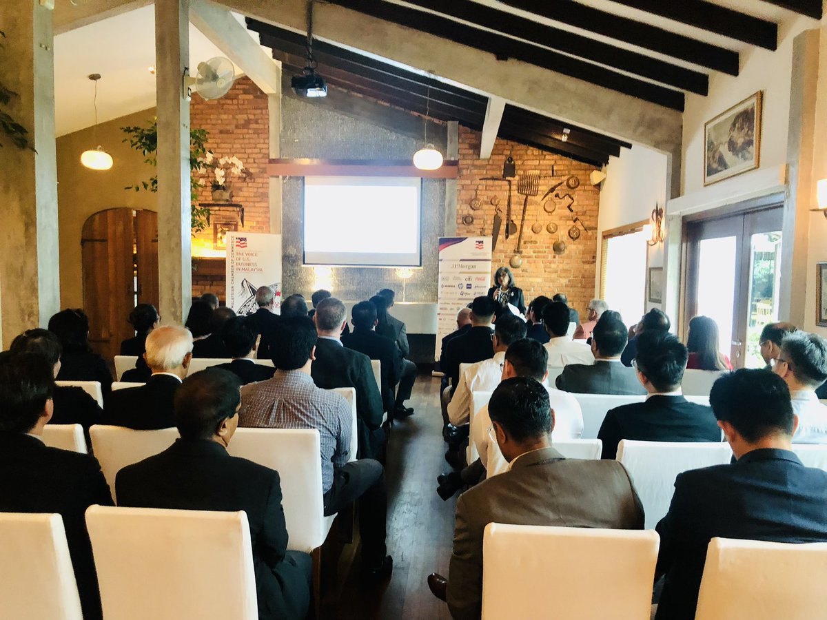 Official_LDI's tweet photo. Thank you, Members for attending the event! We at @AmChamMalaysia appreciate your support! 
Please let us know on how AMCHAM can advocate more, improve our engagements with you and provide value to your businesses.

#business #USEmbassyKL #trade https://t.co/8GtZsgZ7E0