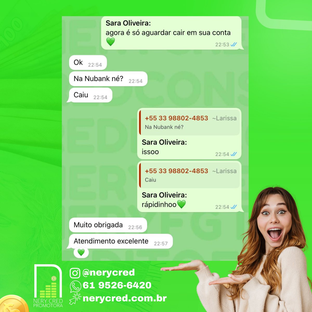 nerycred's tweet photo. Que tal receber um pix em menos de 10 minutos com a nerycred? Não acredita? veja com seus próprios olhos🤫🤣
Entre em contato e faça sua simulação. 📲
✅ Sem burocracia, sem análise de crédito!
#fgts #saquefgts #promotoria #financeiro #saqueaniversario #dicasfinanças #financas https://t.co/vO4HL9deyW
