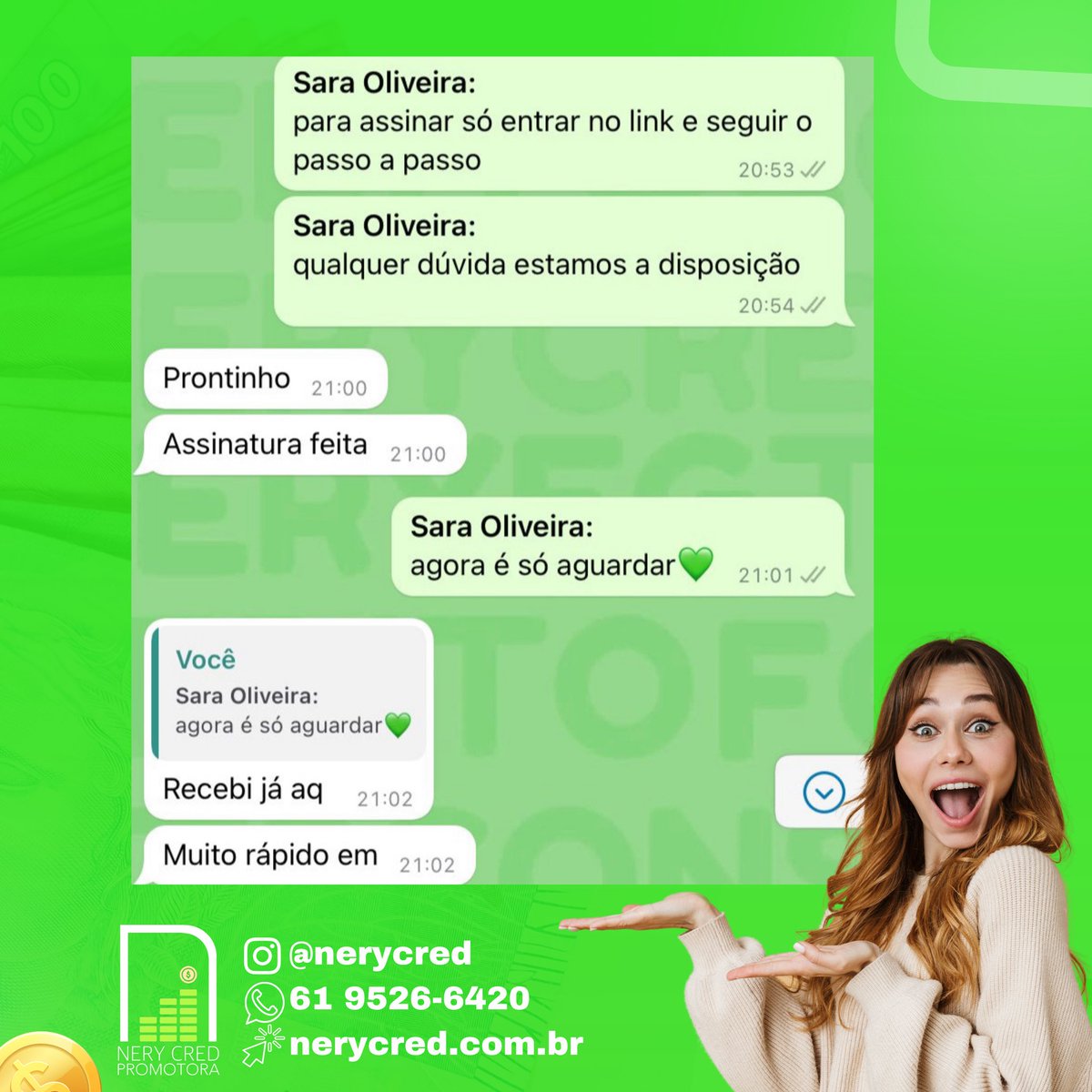 nerycred's tweet photo. Que tal receber um pix em menos de 10 minutos com a nerycred? Não acredita? veja com seus próprios olhos🤫🤣
Entre em contato e faça sua simulação. 📲
✅ Sem burocracia, sem análise de crédito!
#fgts #saquefgts #promotoria #financeiro #saqueaniversario #dicasfinanças #financas https://t.co/vO4HL9deyW