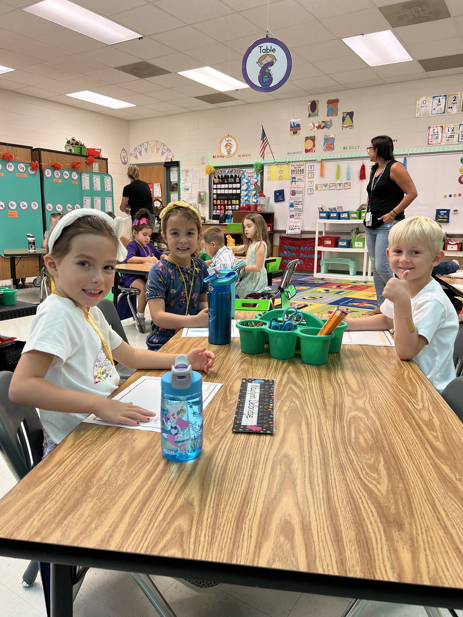 StokleyMrs's tweet photo. Welcome to kindergarten friends! 🍎 @LovettsvilleES https://t.co/ODsh2uNDWu
