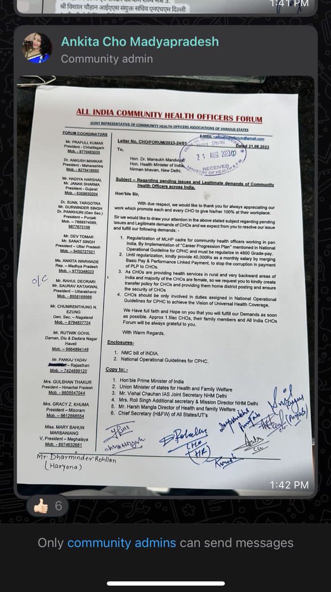 anvisssr1's tweet photo. #CHO_Regularisation_4800_GradePay @CMOfficeUP @anvisssr1 @ChouhanShivraj  @drharshvardhan @DrPRChoudhary @PMOIndia @PMOIndia_RC @RolliSingh17459  @IASassociation @CMOffice, @GoUP  @CMOMaharashtra @CMOOdisha @CMOGujarat @CMOTamilnadu @CMOChhattisgarh @CMOKerala @CMOHaryana @CMOPb https://t.co/OVjKSoZ0d5