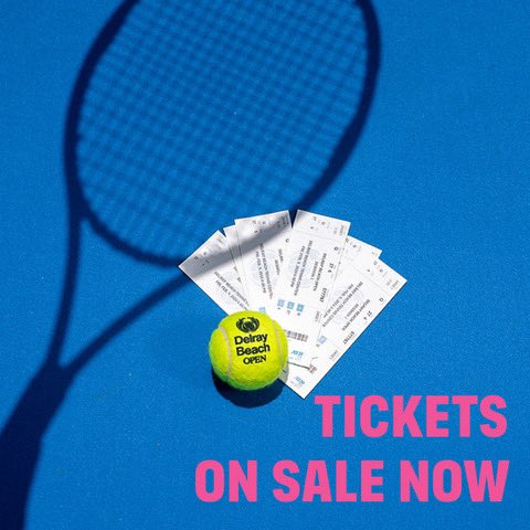 🚨 Tickets on Sale Now 🎟️Buy Tickets at DelrayBeachOpen.com 🌊 See you Feb. 9-18 #DBOpen